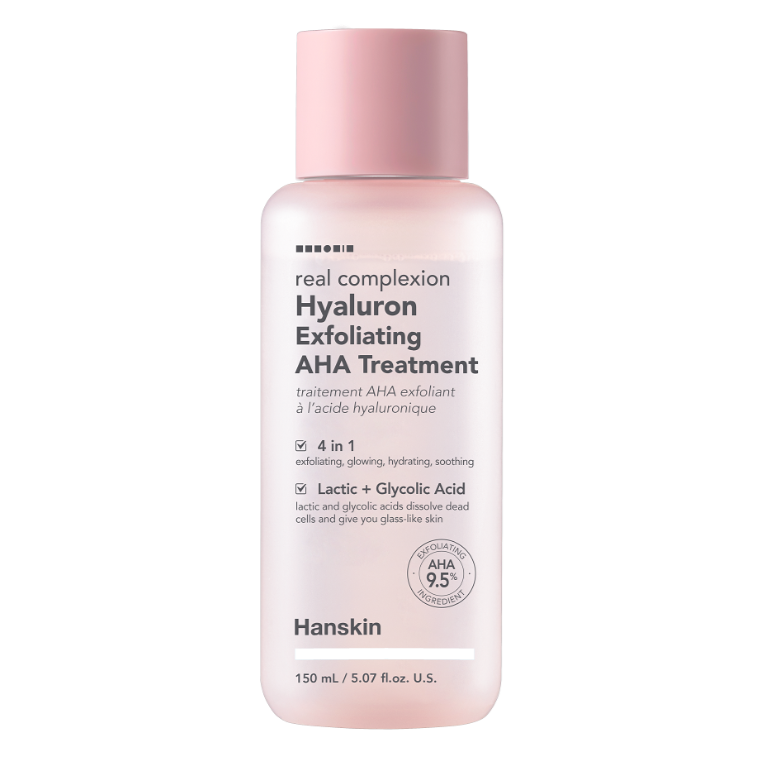 HANSKIN Real Complexion Hyaluron Exfoliating AHA Treatment KBeauty