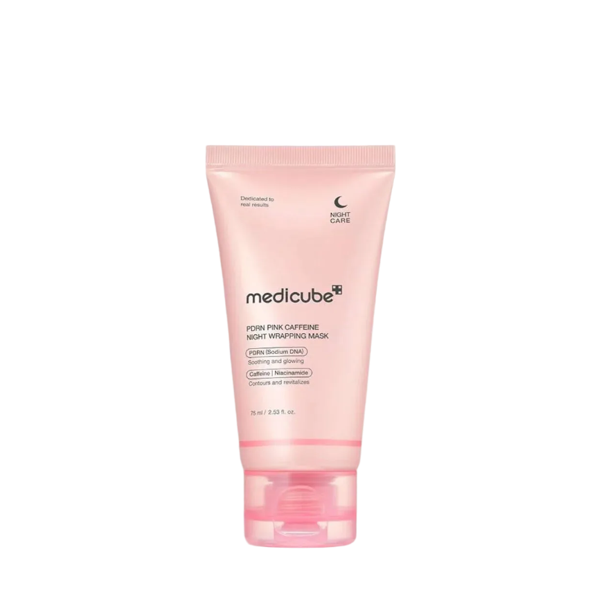 Medicube PDRN Pink Caffeine Nicht Wrapping Mask