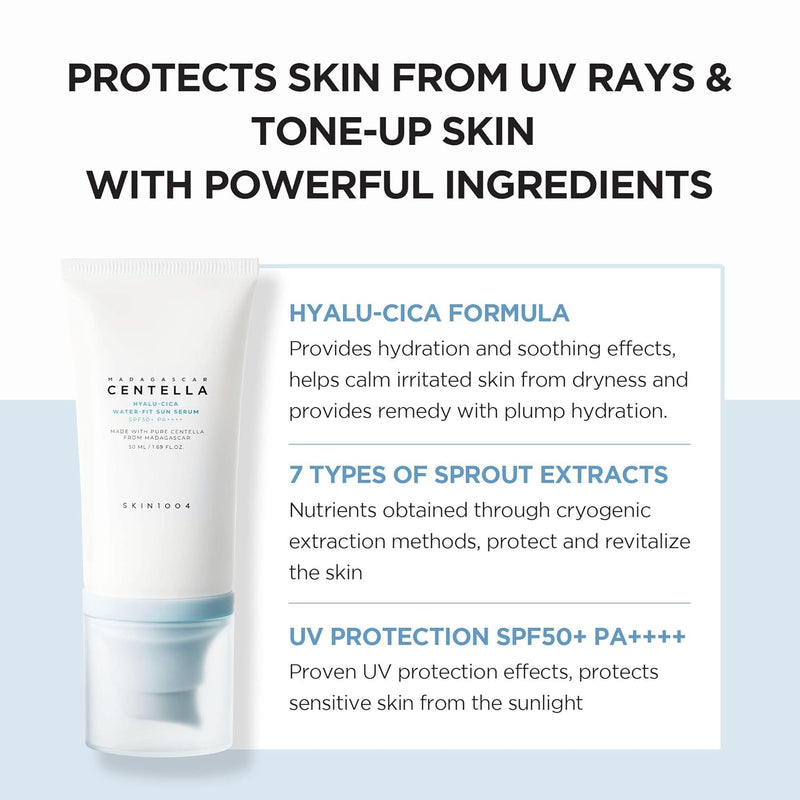 SKIN1004 Madagascar Centella Hyalu-Cica Water-Fit Sun Serum 50ml