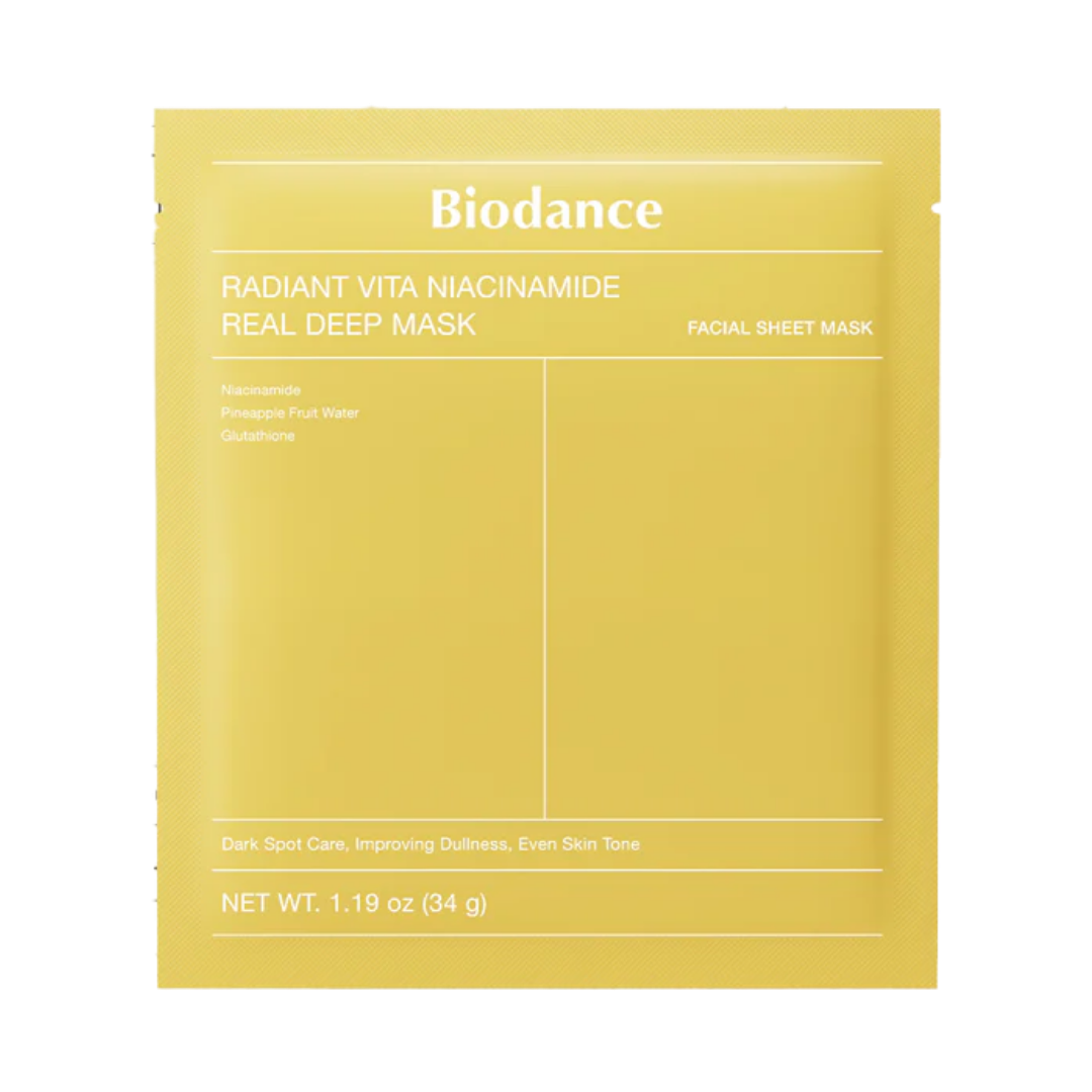 BIODANCE Radiant Vita Niacinamide Real Deep Mask – 1Stk.