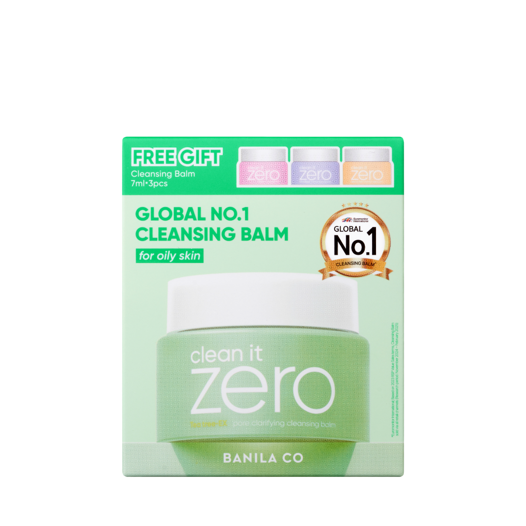 BANILA CO Clean It Zero Cleansing Balm Pore Clarifying SET 100ml + 3*7ml