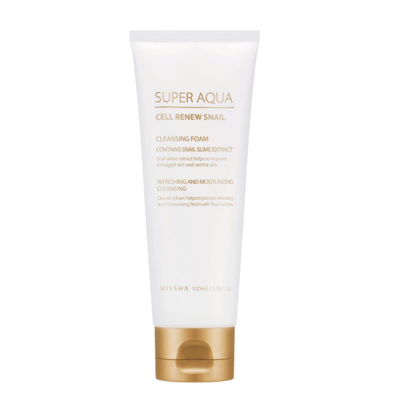 MISSHA Super Aqua Cell Renew Snail Cleansing Foam