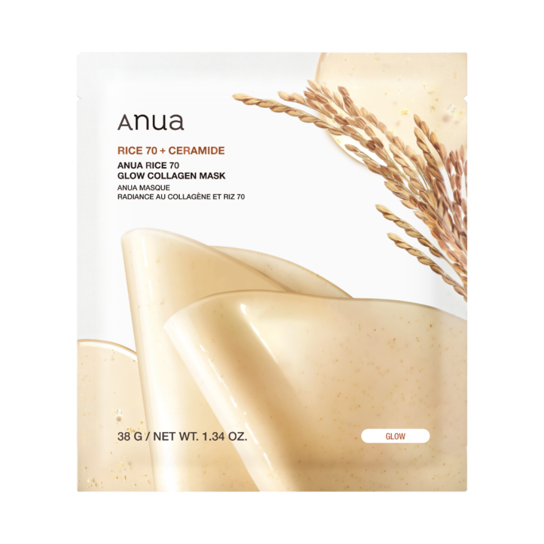 ANUA Rice 70 Glow Collagen Mask