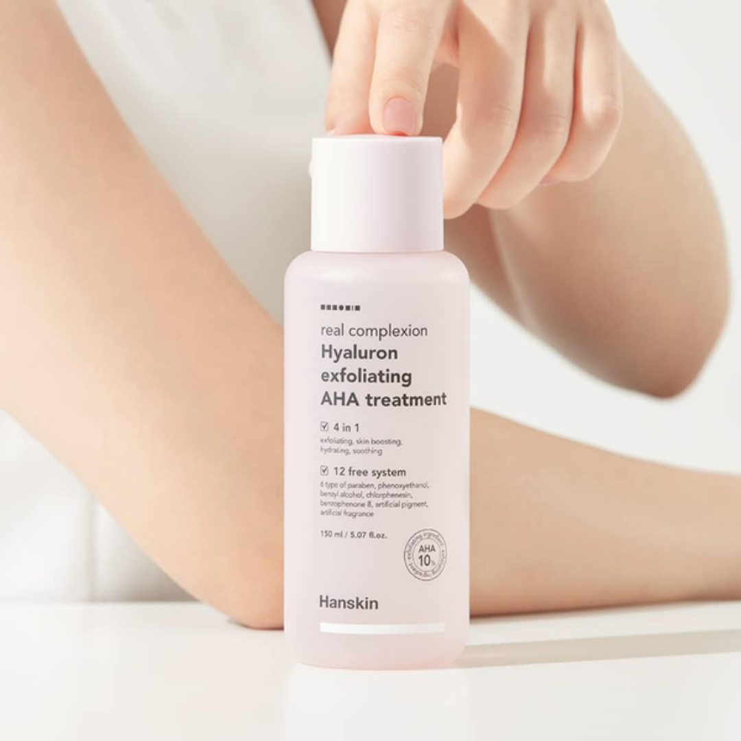 HANSKIN Real Complexion Hyaluron Exfoliating AHA Treatment