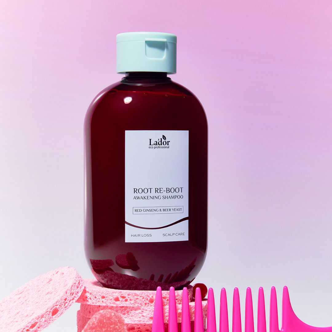 LADOR Root Re-Boot Awakening Shampoo (Red Ginseng & Beer Yeast)