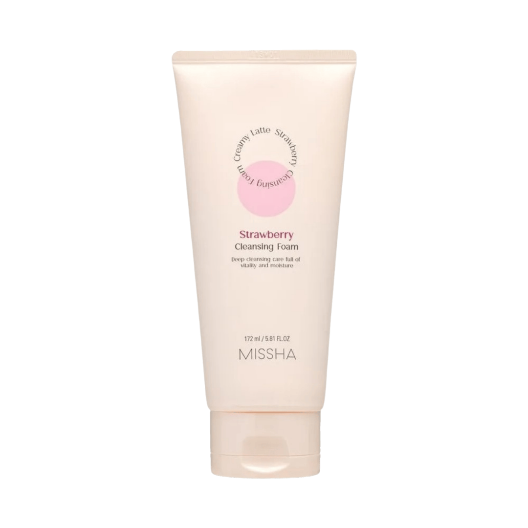 MISSHA Creamy Latte Cleansing Foam Strawberry