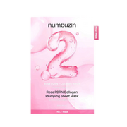 NUMBUZIN No.2 Rose PDRN Collagen Plumping Sheet Mask 1pcs