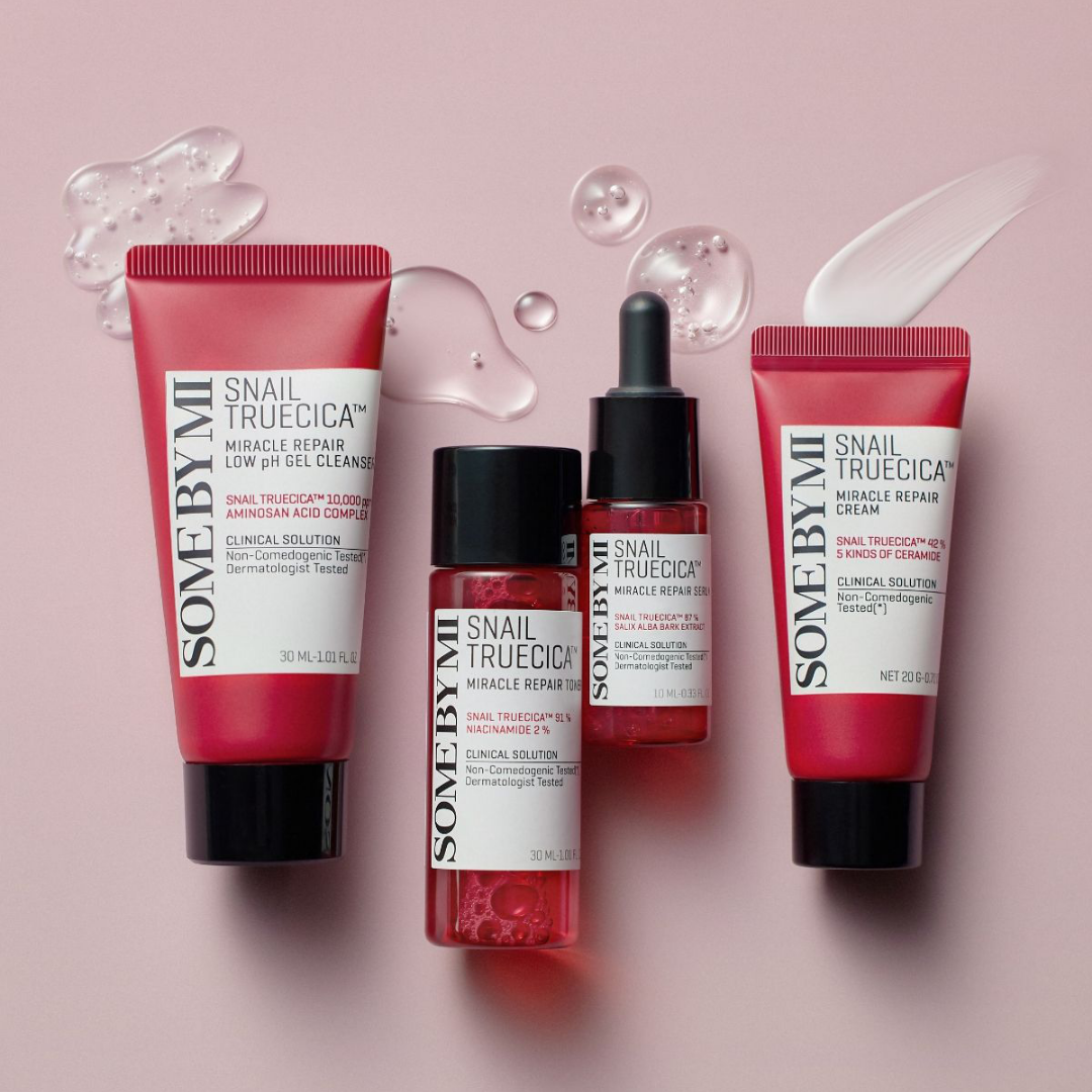 SOMEBYMI Snail TrueCICA Miracle Repair Starter Kit 4pc