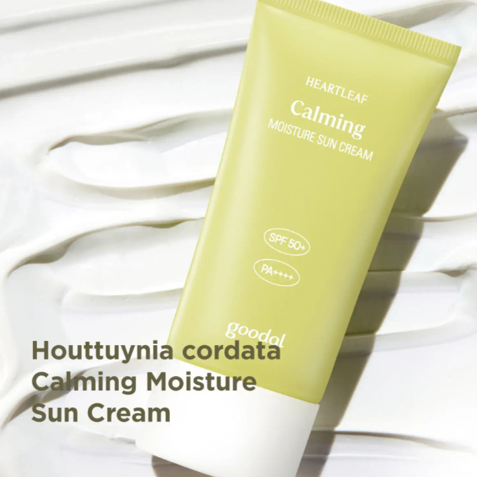 GOODAL Houttuynia Cordata Calming Moisture Sun Cream SPF 50+ PA++++