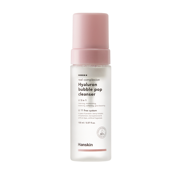 HANSKIN Real Complexion Hyalurion Bubble Pop Cleanser