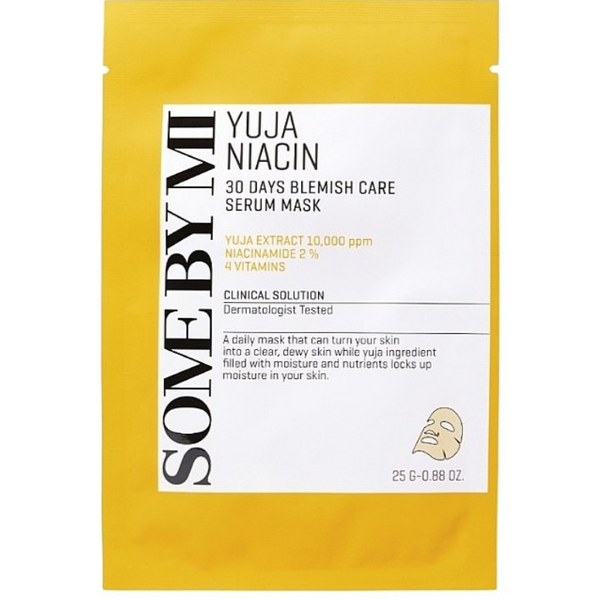 SOMEBYMI Yuja Niacin Blemish Serum Mask