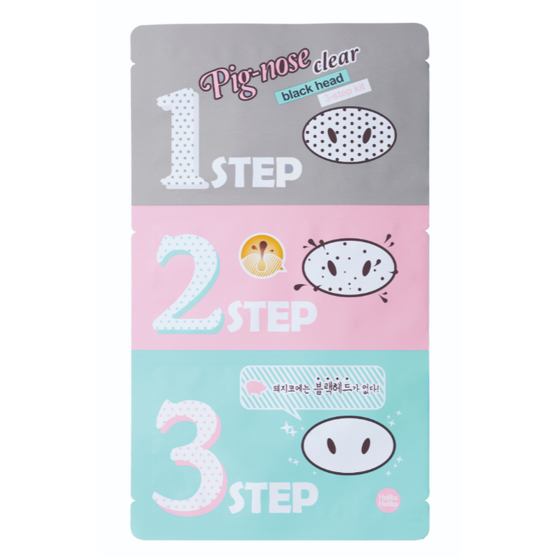 HOLIKA HOLIKA Pignose Clear Black Head 3Step Kit