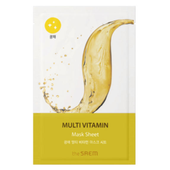 THE SAEM BIO SOLUTION Radiance Multi Vitamin Mask Sheet