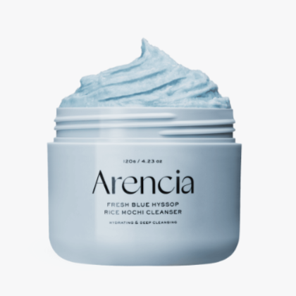 Arencia Fresh Blue Hyssop Rice Mochi Cleanser 120g