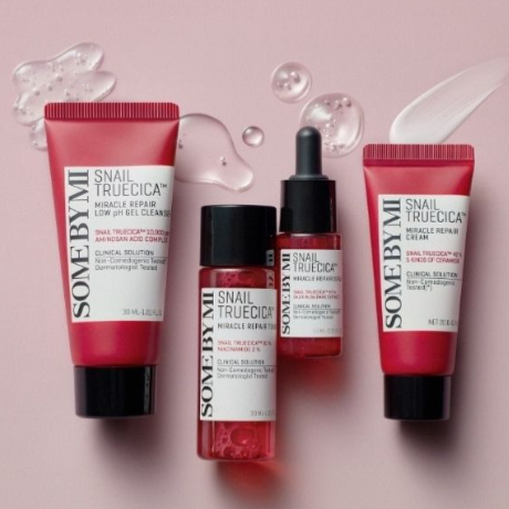 SOMEBYMI Snail TrueCICA Miracle Repair Starter Kit 4pc