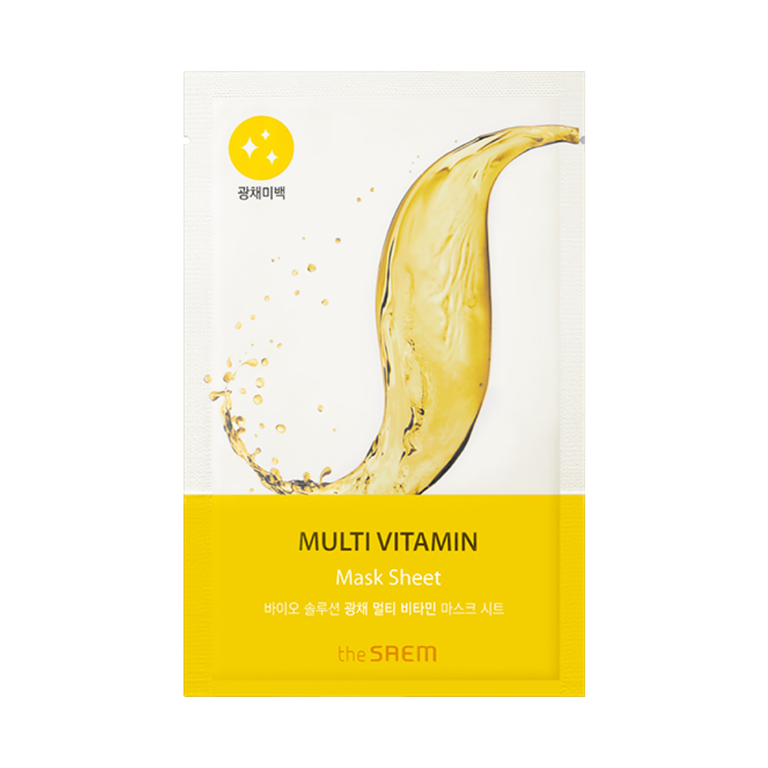 THE SAEM BIO SOLUTION Radiance Multi Vitamin Mask Sheet