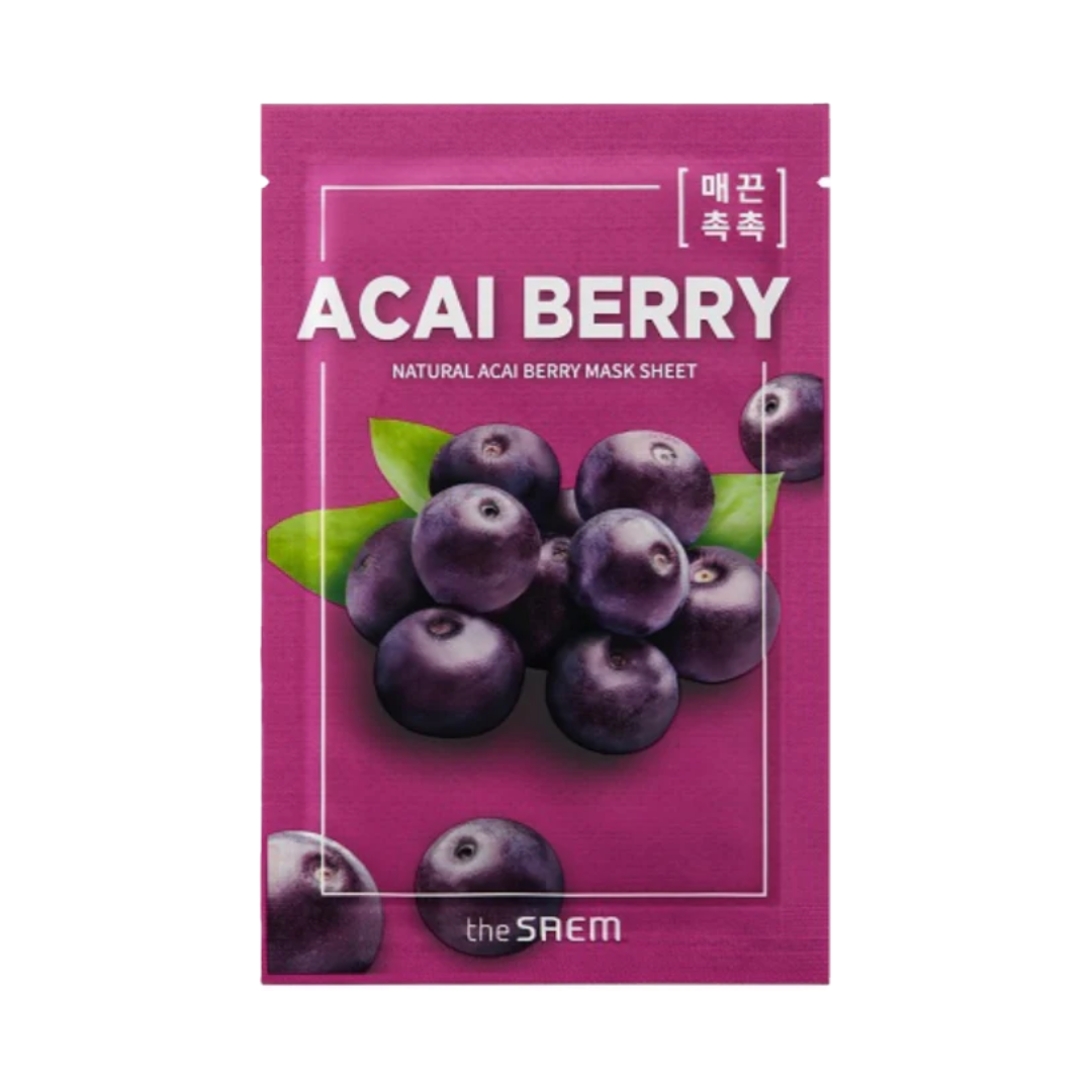THE SAEM Natural Acai Berry Mask Sheet