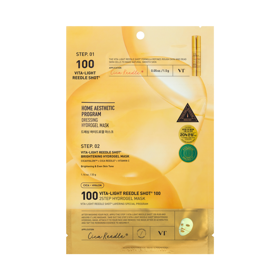 VT COSMETICS Vita-Light Reedle Shot 100 2-Step Hydrogel Mask