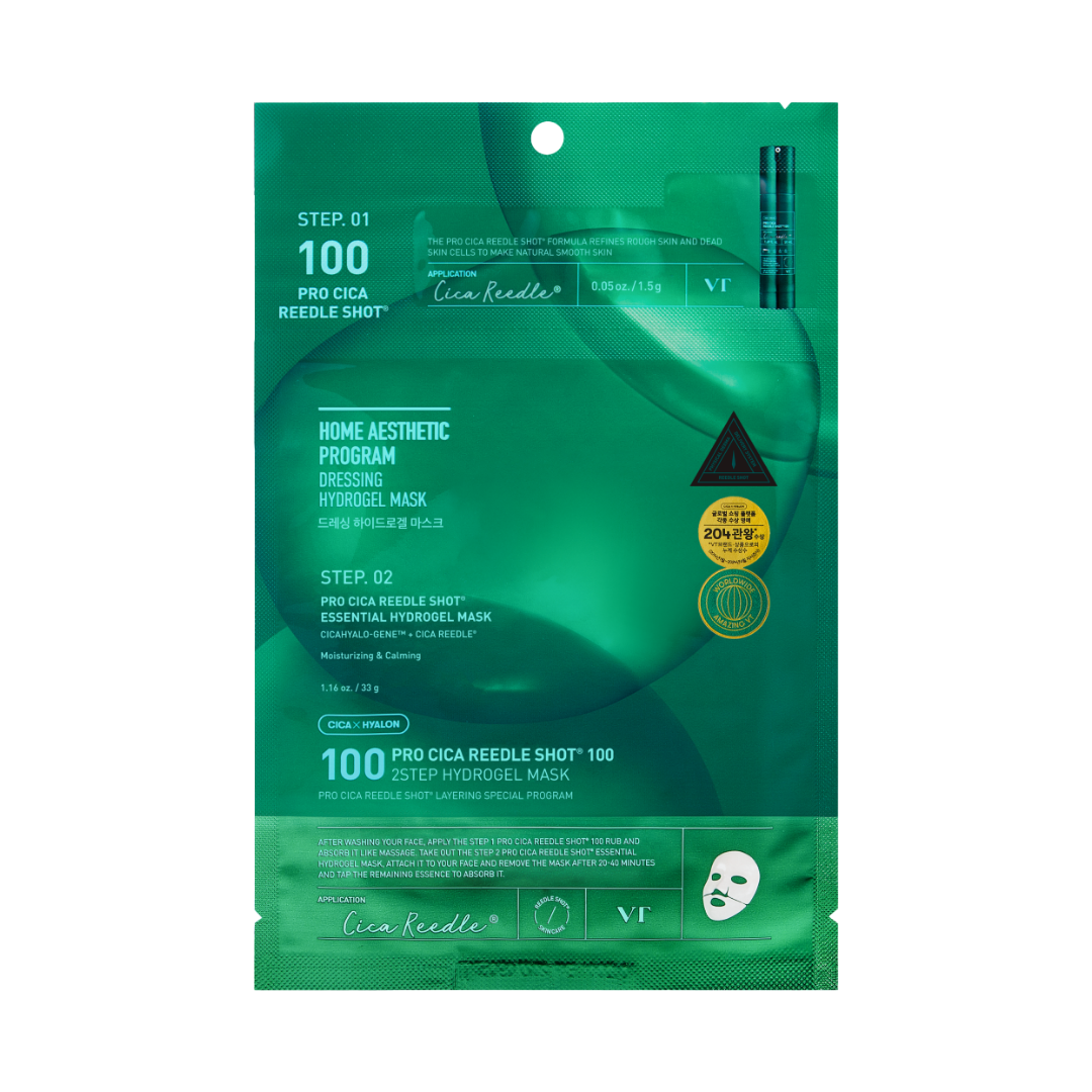VT COSMETICS Pro Cica Reedle Shot 100 2-Step Hydrogel Mask