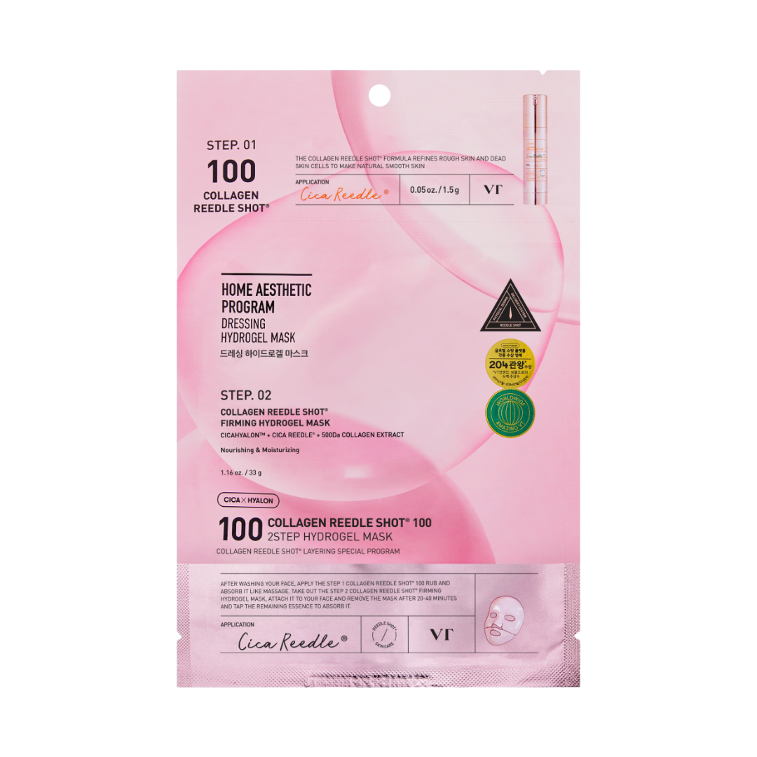 VT COSMETICS Collagen Reedle Shot 100 2-Step Hydrogel Mask