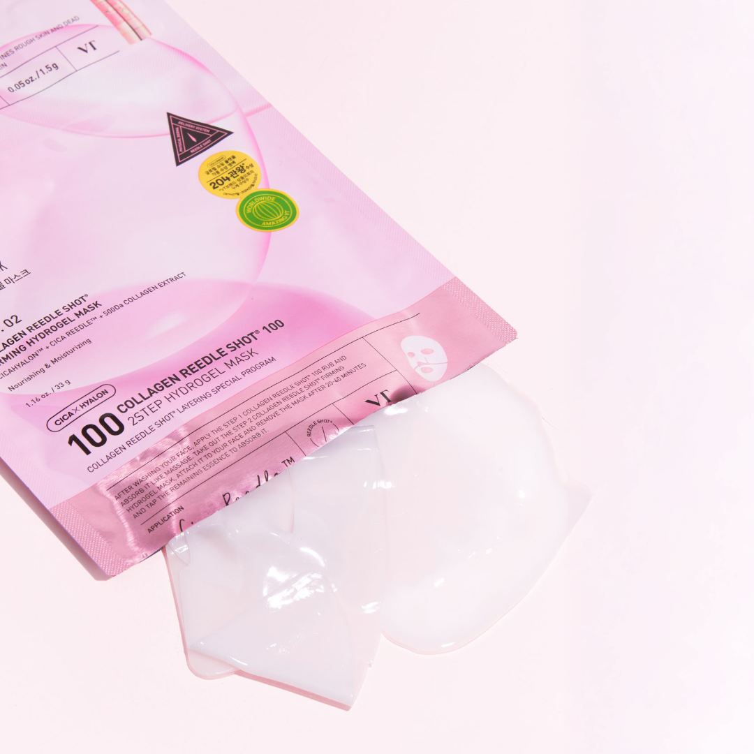 VT COSMETICS Collagen Reedle Shot 100 2-Step Hydrogel Mask