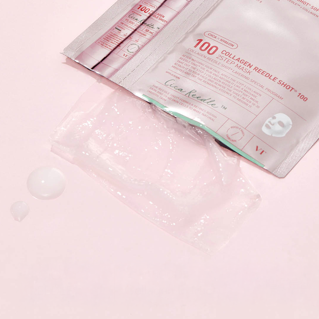 VT COSMETICS Collagen Reedle Shot 100 2-Step Mask