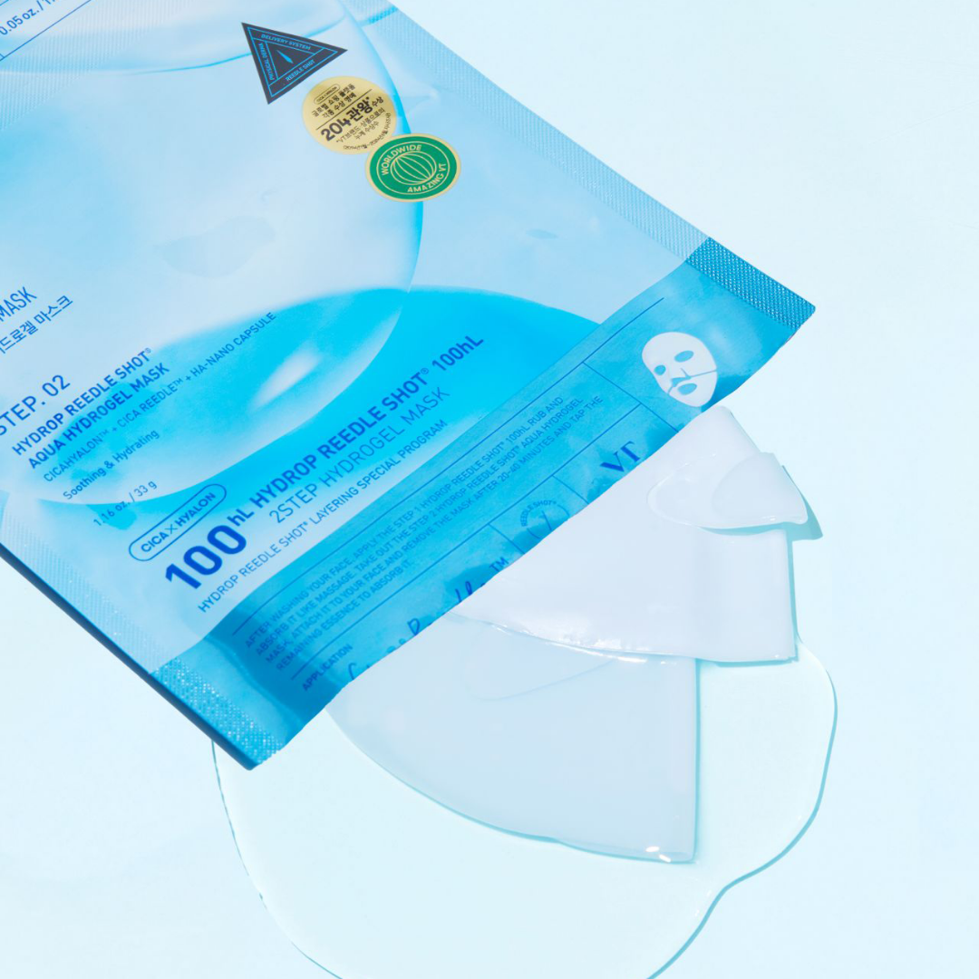 VT COSMETICS Hydrop Reedle Shot 100hL 2-Step Hydrogel Mask