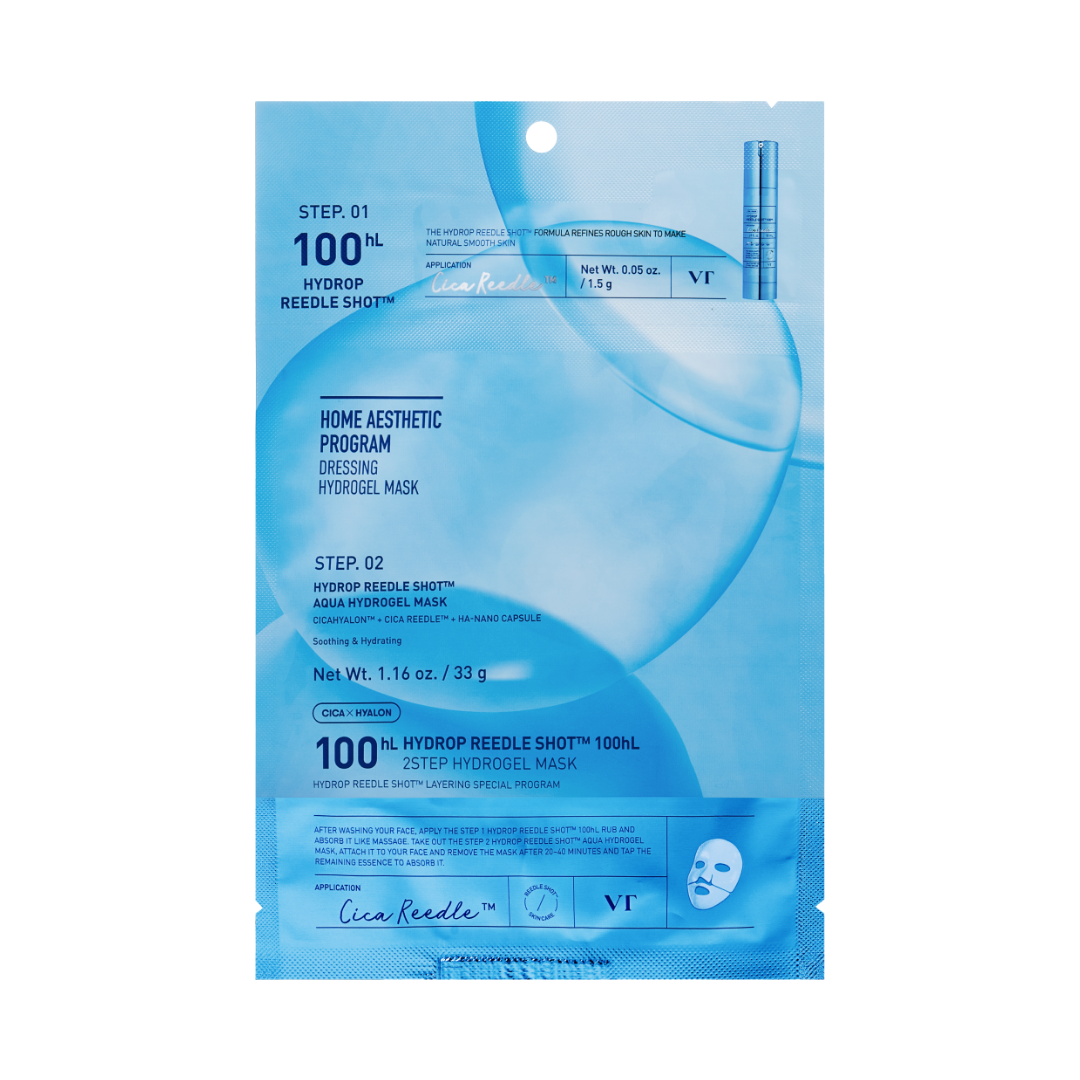 VT COSMETICS Hydrop Reedle Shot 100hL 2-Step Hydrogel Mask