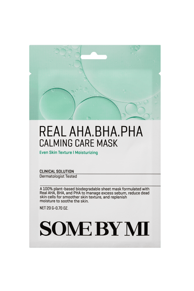 SOMEBYMI Real AHA-BHA-PHA Calming Care Mask