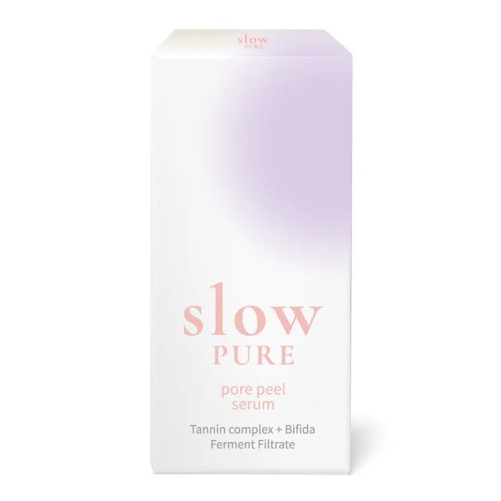 slowPURE pore peel serum