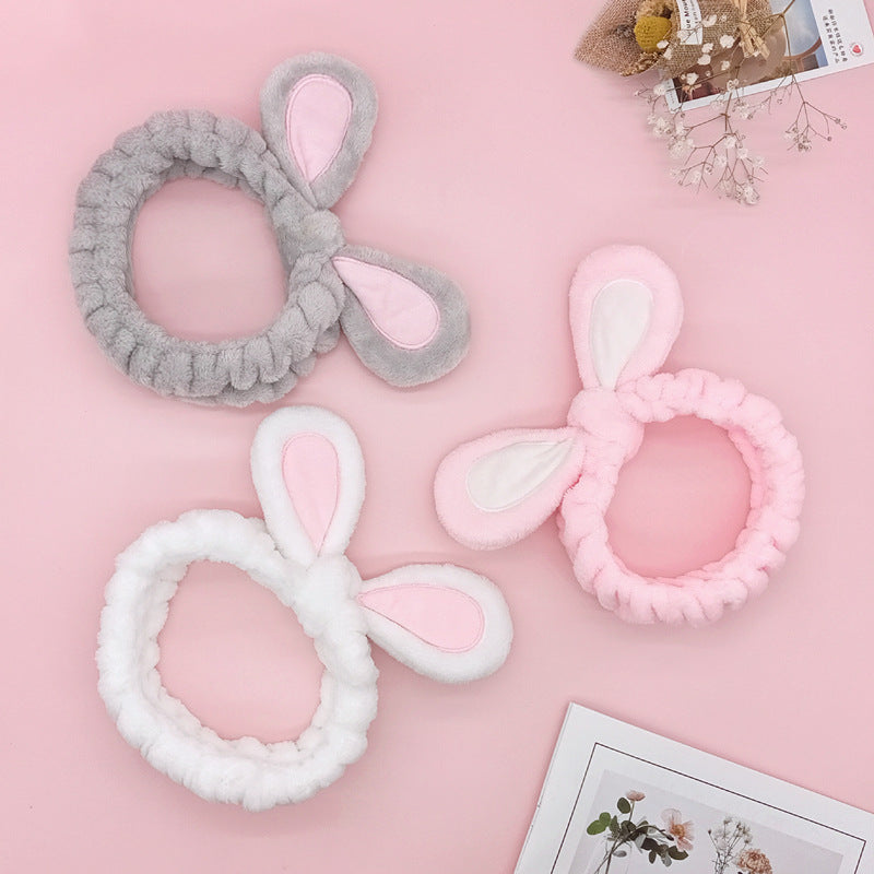 Fluffy Hair Band - Grey