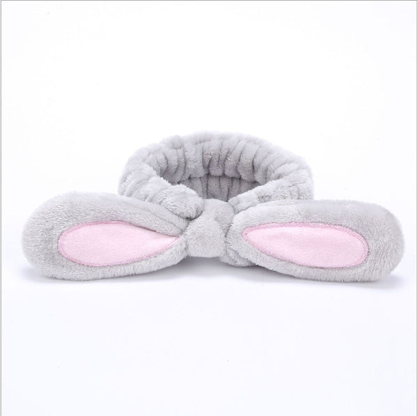 Fluffy Hair Band - Grey