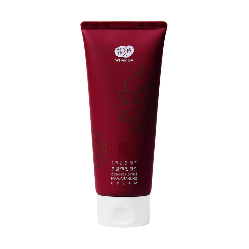 WHAMISA Organic Flowers Foam Cleansing Cream 200ml