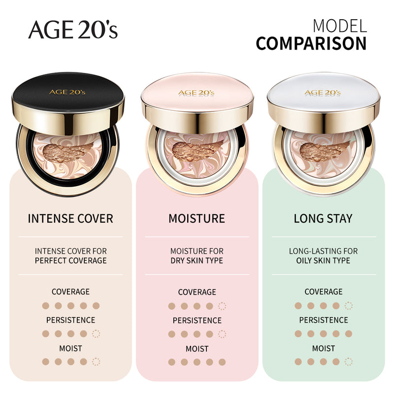 AGE20s Signature Essence Cover Pact Intense Cover plus Refill