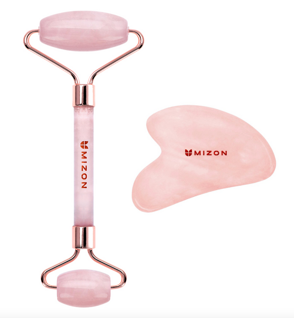 MIZON Facial Massage Roller And Gua-Sha Set