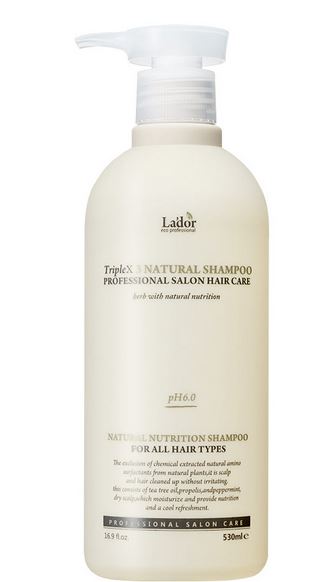 LADOR TripleX3 Natural Shampoo 530ml