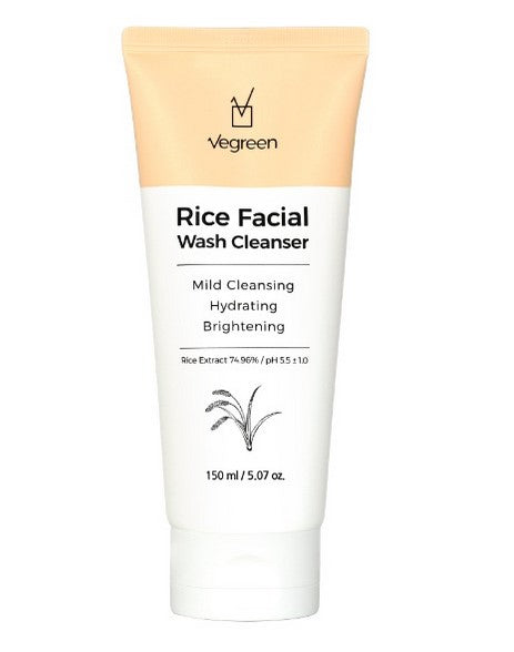 VEGREEN Rice Facial Wash Cleanser 150ml
