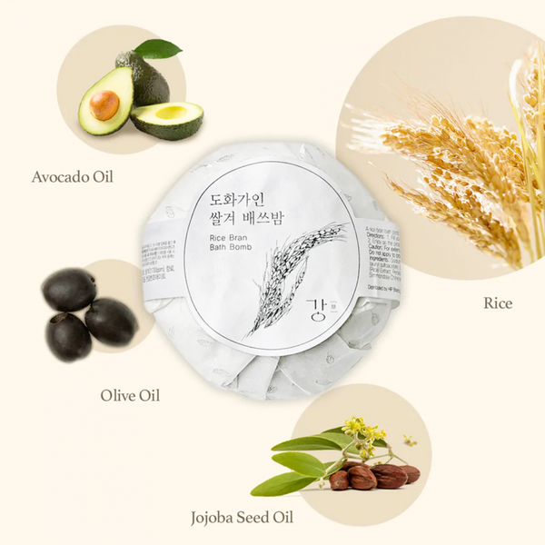 HOUSE OF DOHWA Rice Bran Bath Bomb